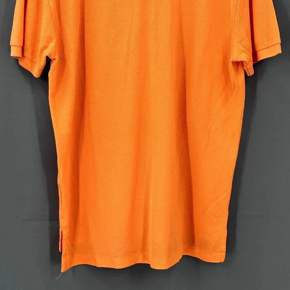Polo Ralph Lauren Polo Mens Medium M Orange Short Sleeve Shirt‎ Embroidered Pony